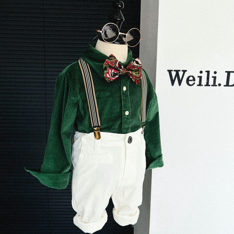 男童英伦风 儿童春季新款走秀摄影衬衫背带裤套装,童装/婴儿装/亲子装,儿童礼服,淘宝优惠券,粉丝福利购,淘宝优惠卷