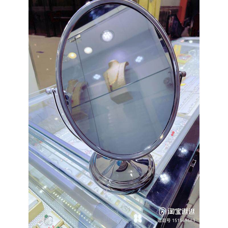 眼镜首饰珠宝店镜子柜台专用双面台式化妆试戴台镜看货镜珠宝道具