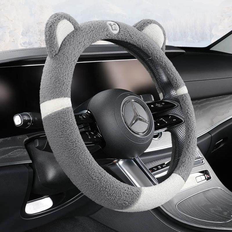 方向盘套冬季2024汽车把套吸汗冬天可爱男女感高级毛绒防滑士新款,汽车用品/电子/清洗/改装,方向盘套,淘宝优惠券,粉丝福利购,淘宝优惠卷