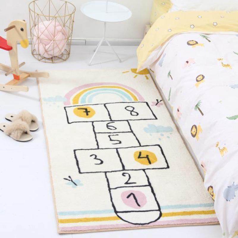 儿童地垫卡通地垫卧室可爱房间跳加厚房子地毯秋冬地毯床边毯爬行,居家布艺,地毯,淘宝优惠券,粉丝福利购,淘宝优惠卷