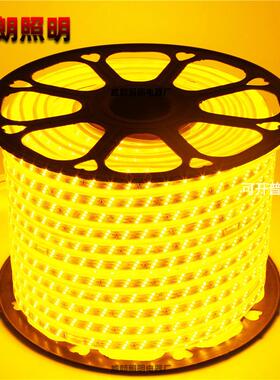 5050rgb2835霓虹防水高压220v柔性软硅胶led灯带户外5730灯条
