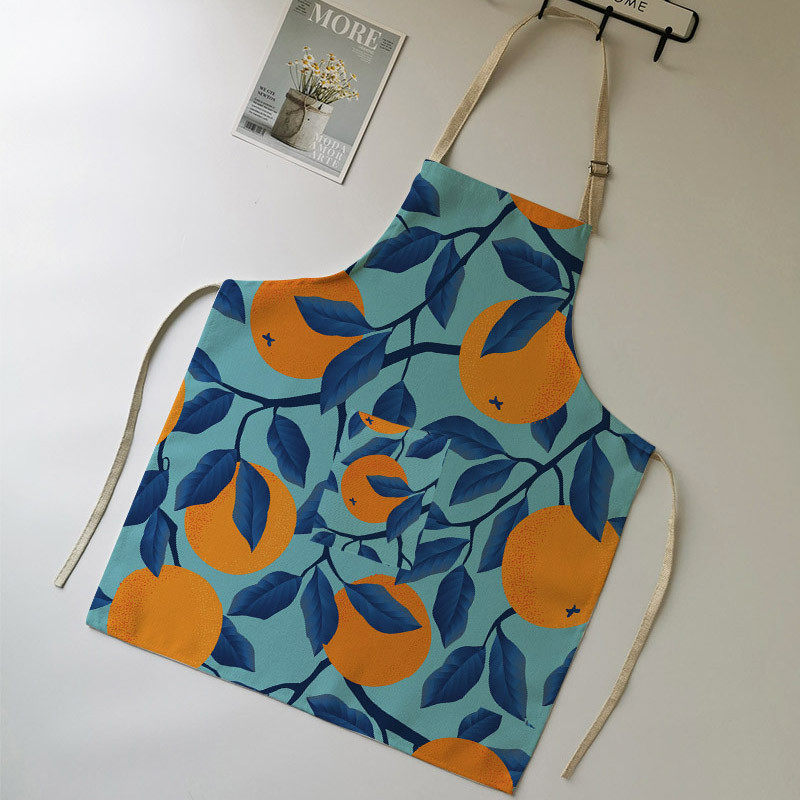 小清新田园风围裙家用 厨房做饭防油污罩衣围兜裙有口袋,家庭/个人清洁工具,围裙,淘宝优惠券,粉丝福利购,淘宝优惠卷