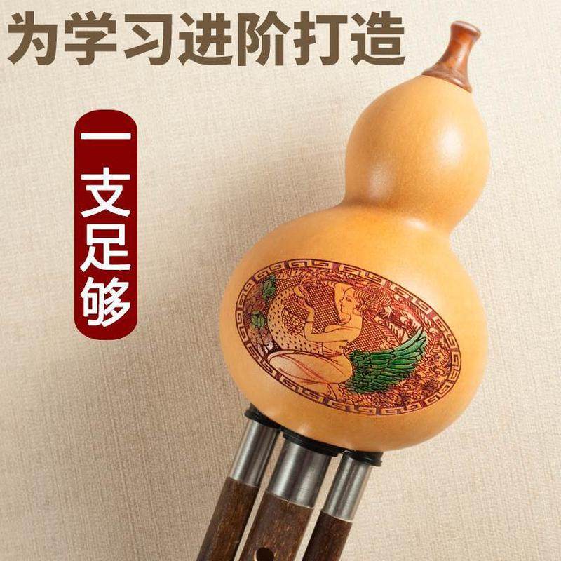 初学送盒子聆降b调葫芦丝专业演奏型乐器声书胡芦丝小学生儿童c调
