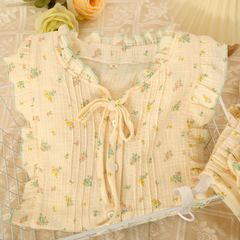 居之伴  纯棉月子服春秋季薄款碎花纱布绉布泡泡纱长袖哺乳衣套装,孕妇装/孕产妇用品/营养,哺乳衣/月子服,淘宝优惠券,粉丝福利购,淘宝优惠卷