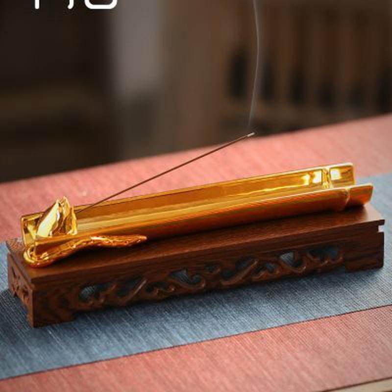 陶瓷线用香插香座竹子仿古檀室内熏沉香卧式,家居饰品,香薰炉,淘宝优惠券,粉丝福利购,淘宝优惠卷