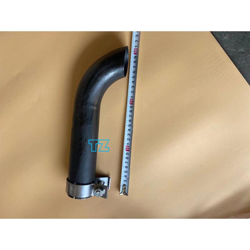 挖掘机发动机卡特小松通用消声器消音器出气排气尾管弯管弯头配件