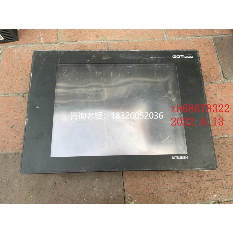 拍前询价原装三菱GT1000触摸屏 GT1275-VNBA 拆机10寸人机界面 测