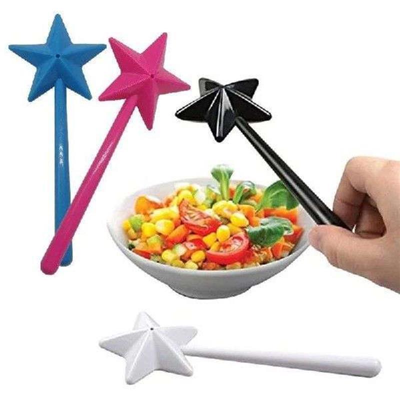 Plastic Star Salt Shakers Creative Long Hand Plastics Salt