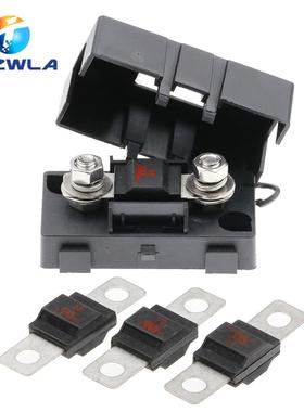 ANS黑色小号汽车叉栓保险丝 32V ANL保险片 音响螺栓式保险丝座