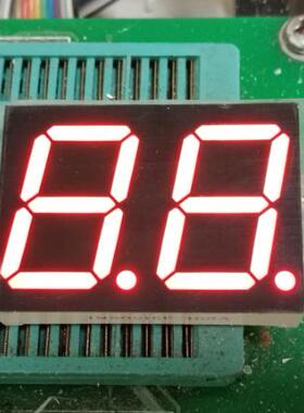0.8英寸2位双位高亮红光LED数码管共阳/共阴8021EF 8021AS 8201BS