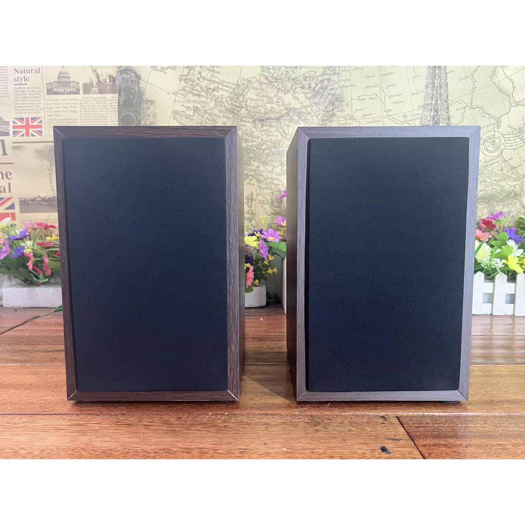 先锋品牌2.0无源音箱木质箱体HIFI音响4欧50W功率二分频3.5寸喇叭