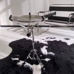 手工升降茶几客厅2025新款不锈钢架子置物架沙发边几轻奢高级感