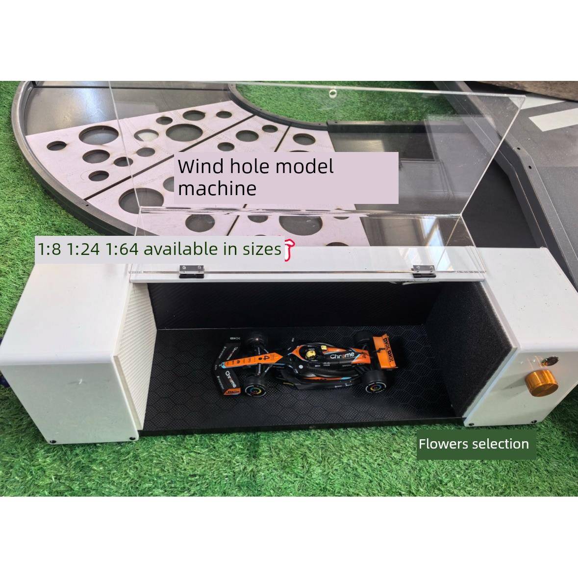 风洞测试合金模型车 比例风洞模型 1:18 1:24:1:64 尺寸比例风洞