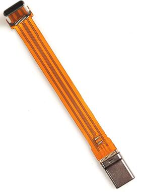 TYPE C24Pin弯头对直头没包胶软排无人机专用FPC长240w40GB72mm