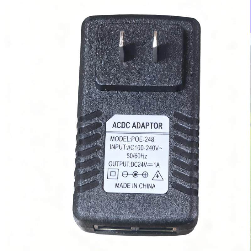 12v/24v/48V千兆poe电源0.3/ 0.5/ 1A电源适配器 网线接口 二合一