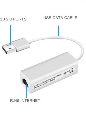 USB千兆/2.5G免驱网卡RTL8152B USB转RJ45口网卡