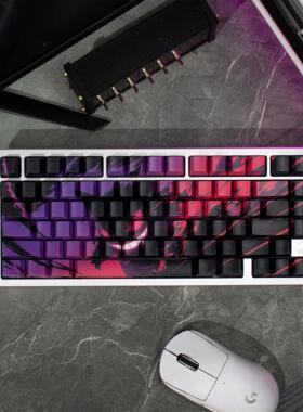 Makima/Gengar/Snow Girl二维机械键盘键盖侧透明Pbt升华原件Woot