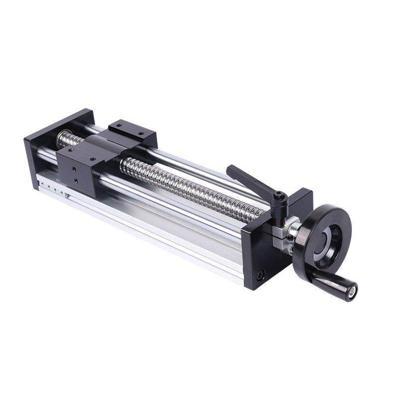 80宽双光轴滚珠丝杆十字模组直线导轨滑台手动手摇升降滑台模组,五金/工具,工作台/防静电工作台/重型工作台,淘宝优惠券,粉丝福利购,淘宝优惠卷
