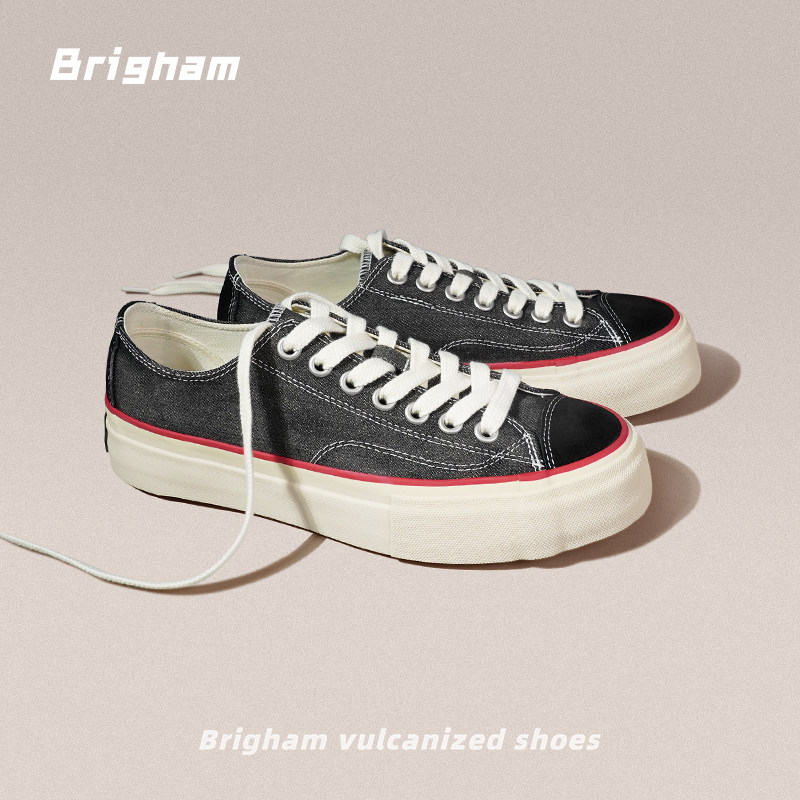 Brigham复古透气牛仔休闲板鞋