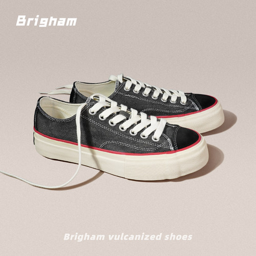 Brigham复古透气牛仔休闲板鞋