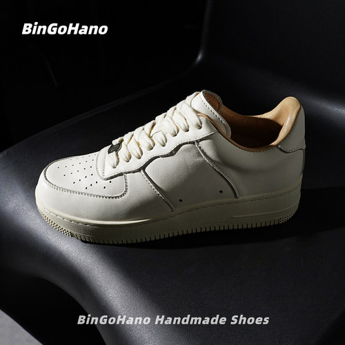 BINGOHANO/宾格豪诺【基石】港版楦手工复古透气百搭休闲板鞋