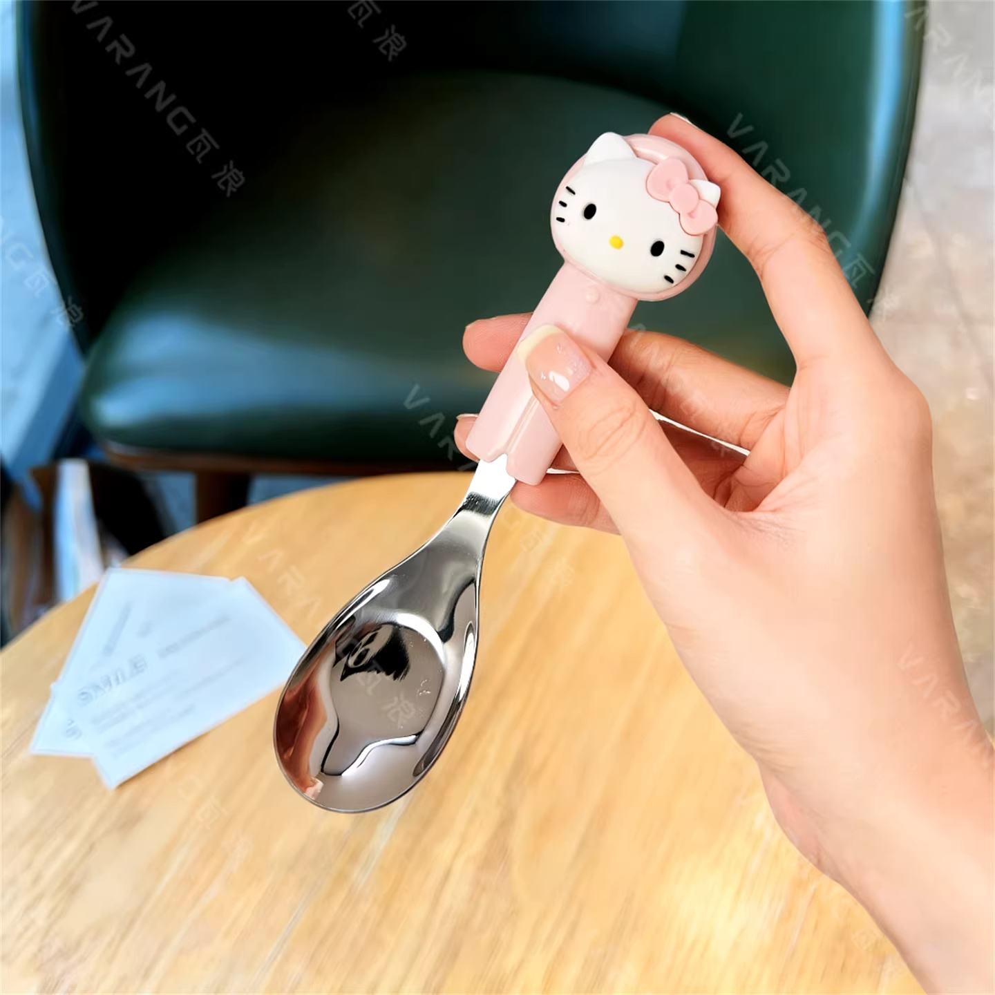 【三丽欧系列】HelloKitty卡通可爱西餐勺少女心高颜值不锈钢勺子