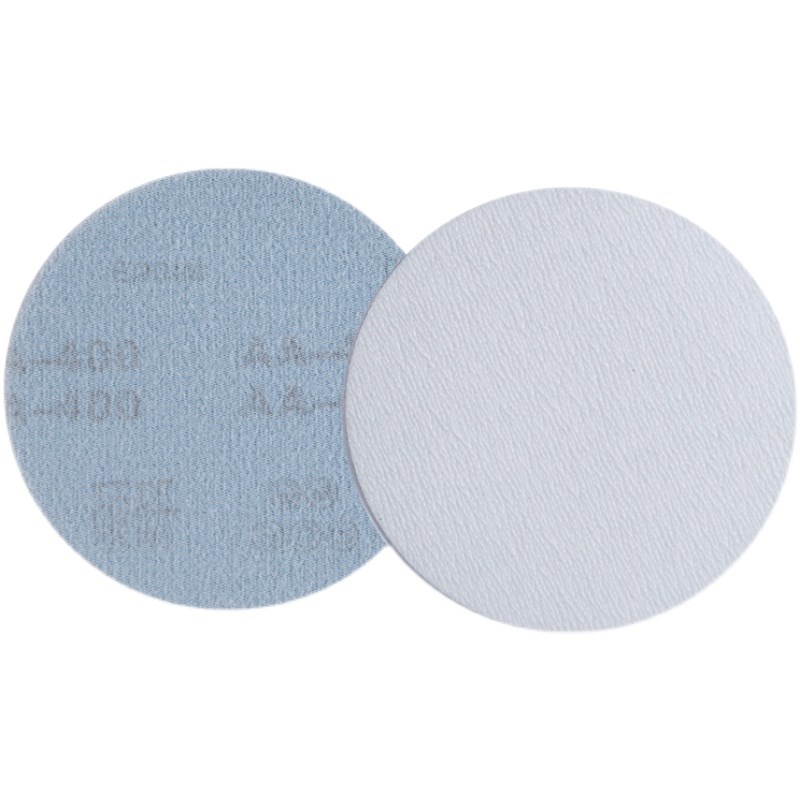 硕研砂纸圆盘植绒自粘打磨片砂皮5寸厘米7寸1厘米金属抛光片