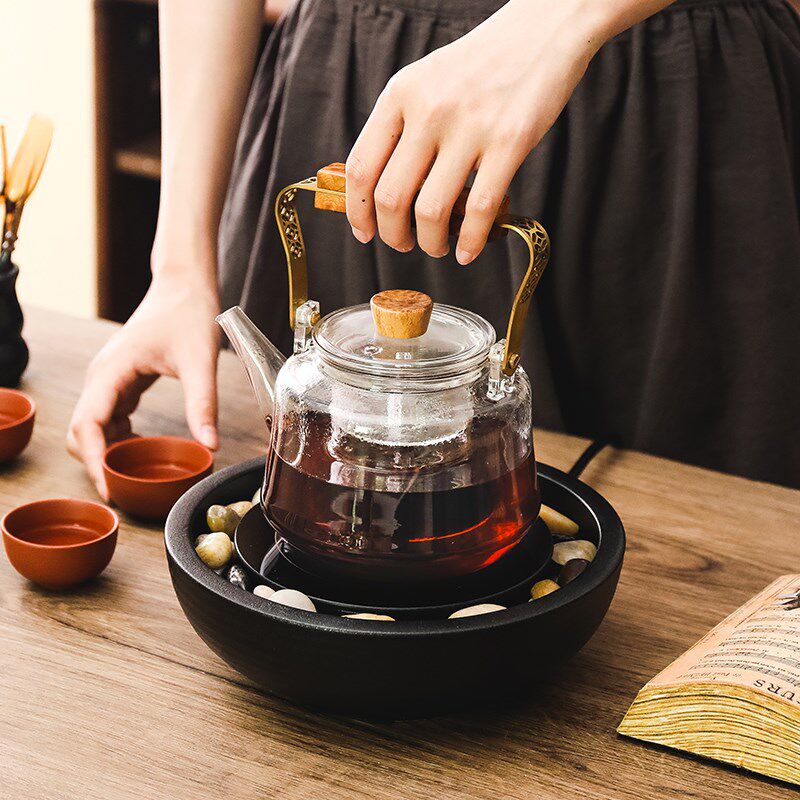 古舍日系电陶炉煮茶蒸茶茶壶大容量静音烧水