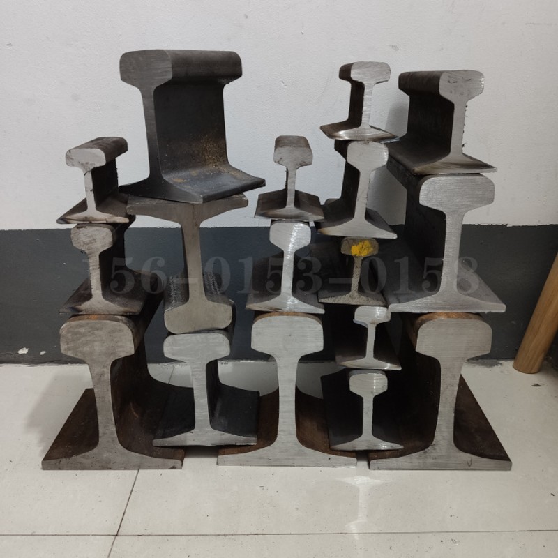 轨道钢切割 铁砧子DIY钢砧钢墩垫铁 铁轨钢轨摆件 锰钢重轨测试品