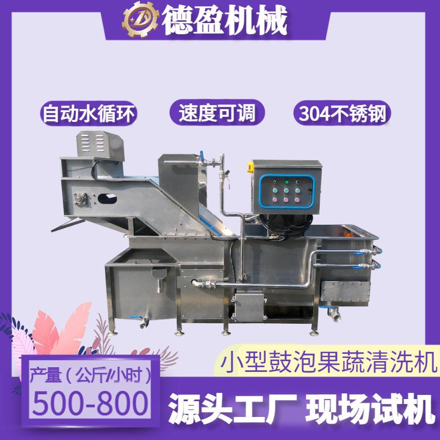 蔬菜水果鼓泡清洗机无损蔬菜全自动去农残去杂质水循环过滤清洗线
