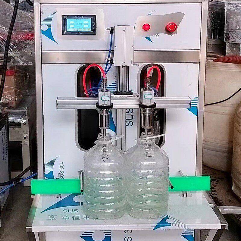 两头1升桶型液体灌装机 5升矿泉水灌装机 2升纯净水灌装机