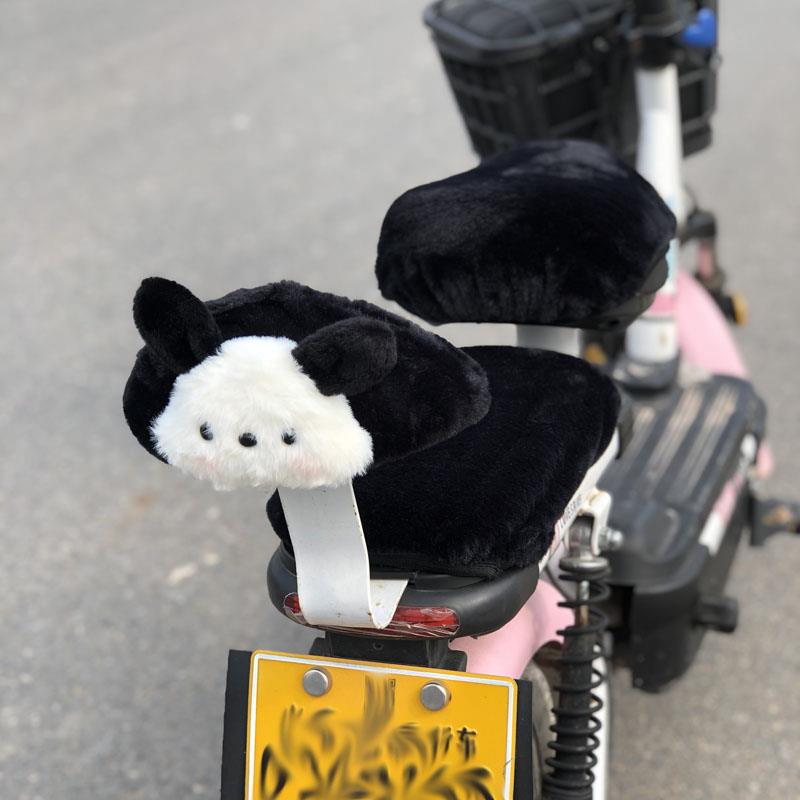 电动自行车座椅套保暖新国标电瓶车坐垫套加绒加厚秋冬通用车座套