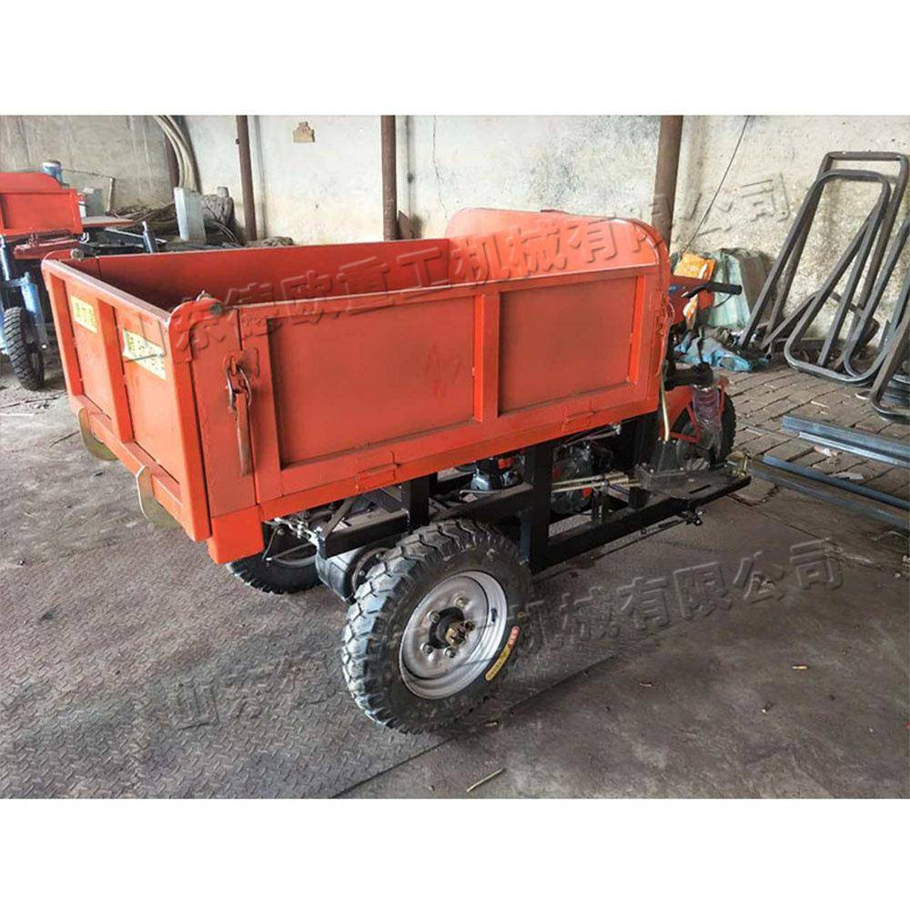 217小型柴油小三轮物 座驾式货家用运输车 8马力建筑地自卸小三工