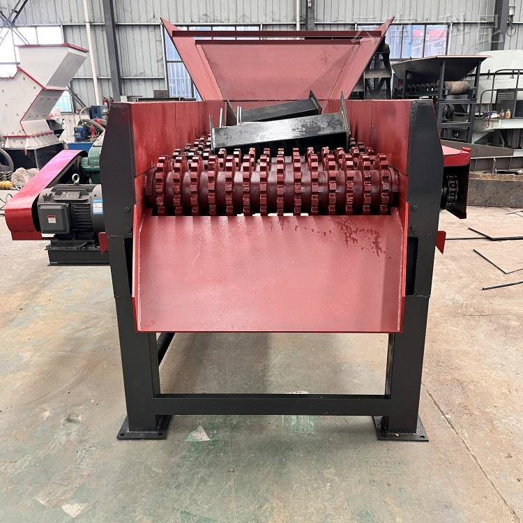 泥石分离机垃1圾分选机型号齐全50型履带滚轴6煤矸土砂建筑垃圾分