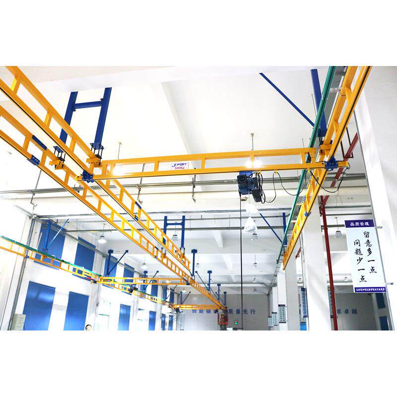 重KB式K轨道欧式组合柔性组合悬挂起机刚性轨式道自立可制定