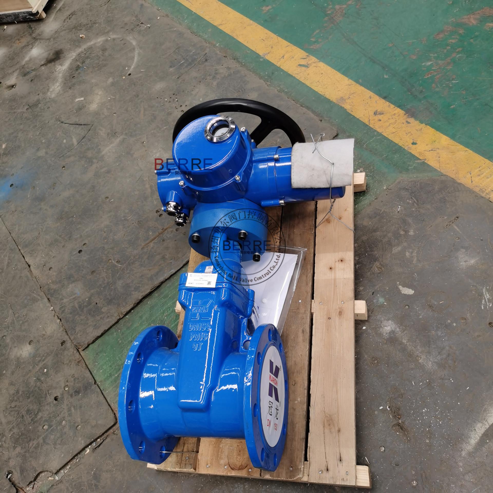 Z95X-55210Q 4DN20封0软密封开关型电动暗性杆闸阀 弹座密闸阀