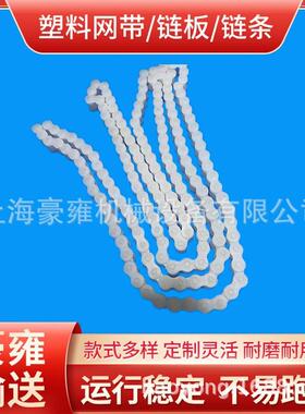 PC0塑料滚子链条VDF材质滚子链RS40塑P链条工4程塑料链条 胶链P条