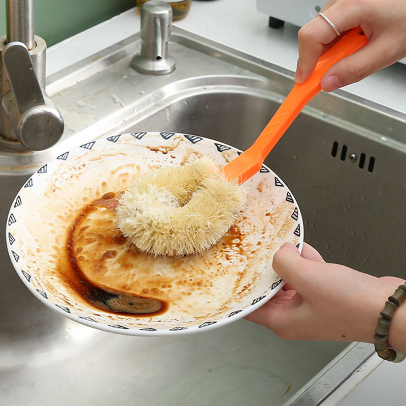 长柄椰棕不伤锅刷碗炊帚