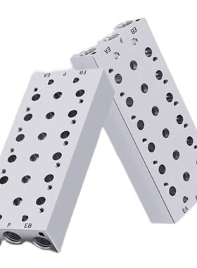 电磁阀SS5Y7汇流板SS5Y5-20气动元件电子阀底座SS5Y3-20-2/4/5/7