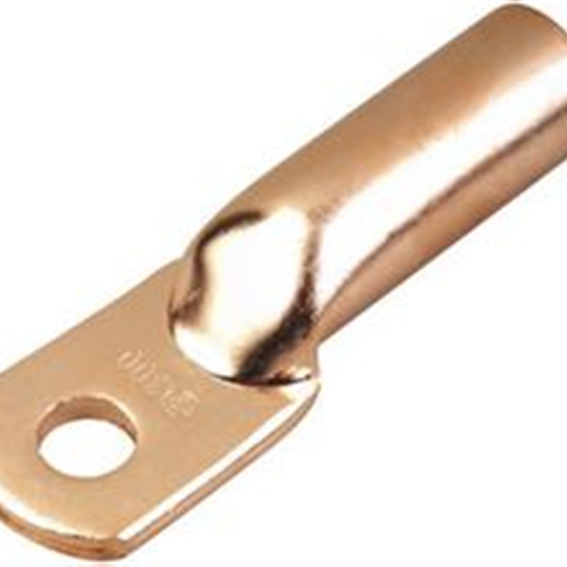 铜线鼻子电缆铜接头DTG-25MM2紫铜线耳25平方DTG厚件管式接线端子