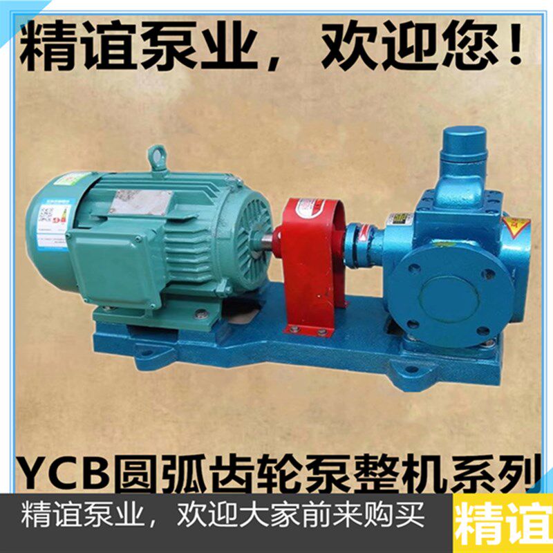 包邮圆弧齿轮油泵YCB3.3/0.6 柴油泵增压泵 自吸泵 齿轮油泵整机