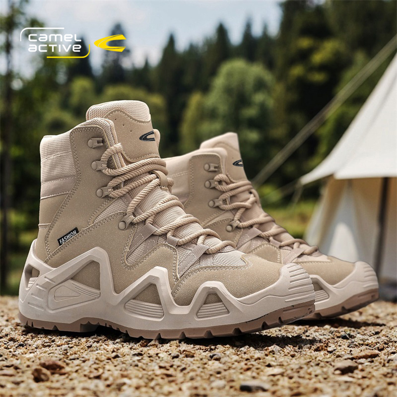 德国骆驼动感马丁靴户外登山防滑