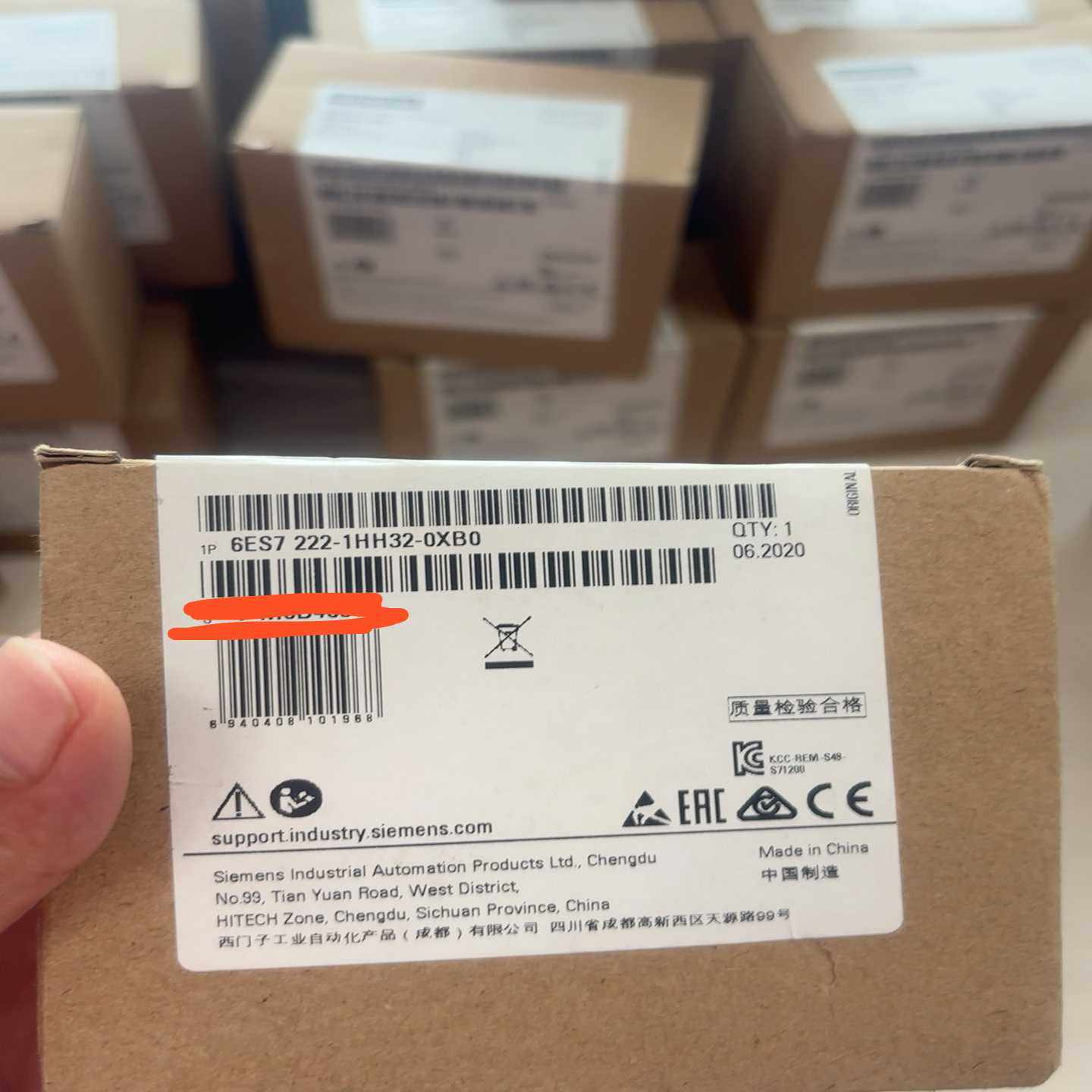 询价~6ES7222-1HH32-0XB0仅有一个