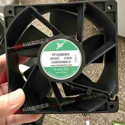 议价-SF1238HD4DC24V0.60A1238HD4BZLS-YFTSL120散热风扇YF123D