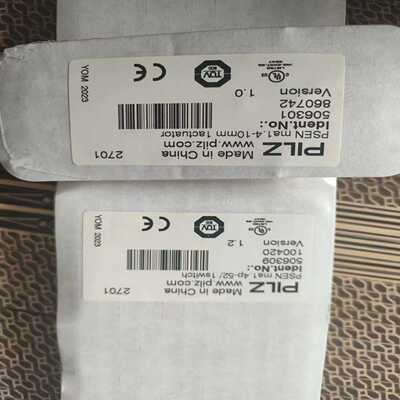 pilz皮尔兹安全门开关506309加上506301~询价