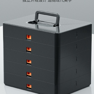 电动螺丝刀五金电工维修园林堆积箱多层 壹家居家用分层工具箱套装