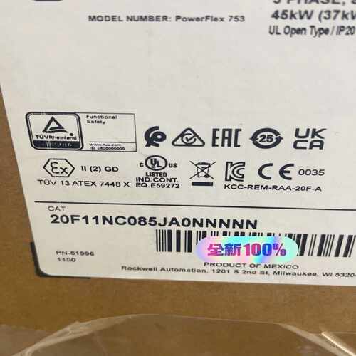 20F11NC085JA0ANNNNN 未拆封 质保一年~询价