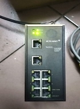 询价~东土工业级8电口交换机  KIEN1000B ，刚拆下来的，