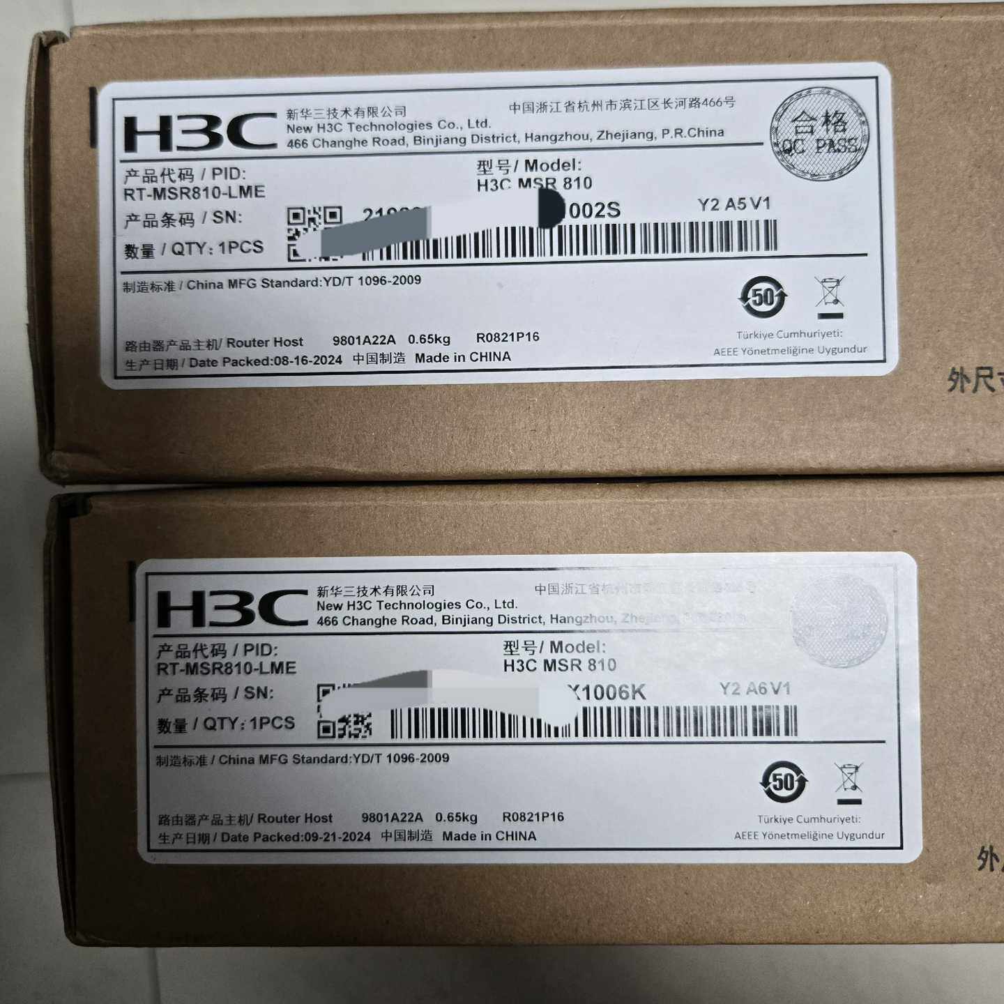 询价~H3C MSR810-LME 4台 4G LTE企业级路由器