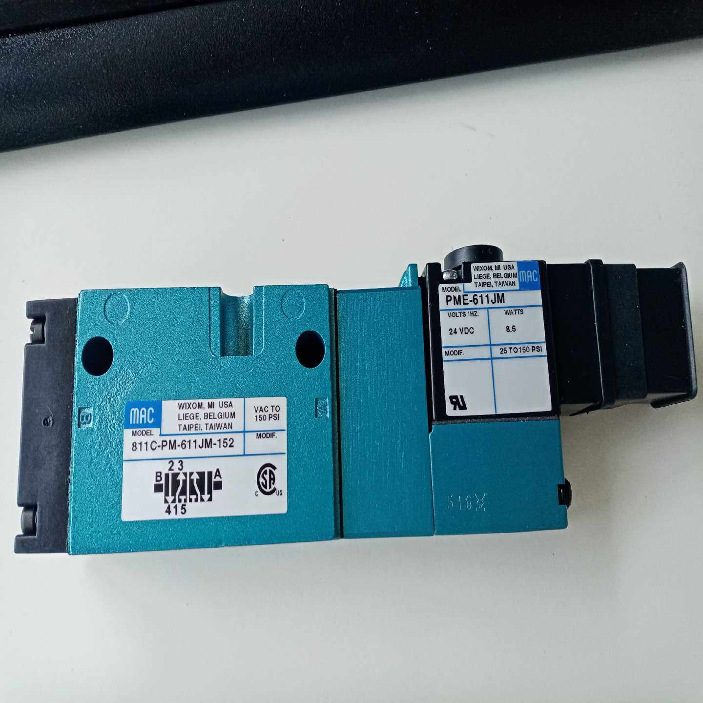 美国MAC电磁阀811P-PM-611JM-152，全新原装{议价}